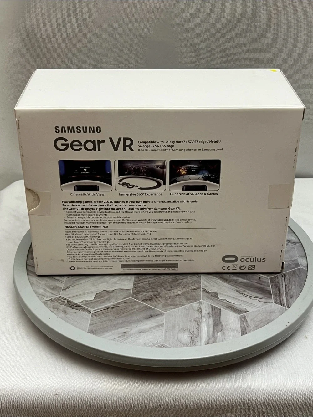 Samsung Gear VR SM-R323 Oculus Virtual Reality Headset For Galaxy S7 S6 Note
